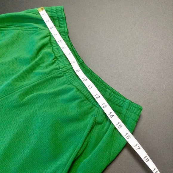 Vintage Nike Mens Green Team Fit Dry Pull On Snap Bottom Sweatpants Size Medium - Picture 7 of 10